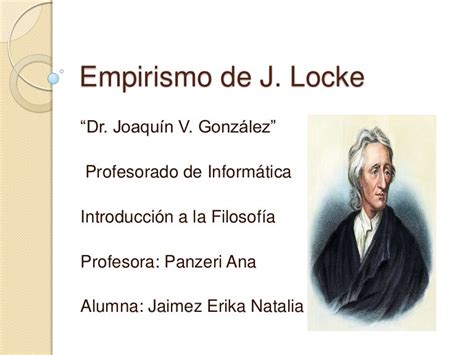 Empirismo De J Locke