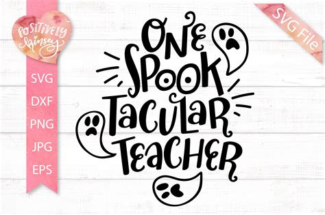 Teacher Svg Teacher Quote Svg Halloween Cricut Halloween Vector Png Dxf