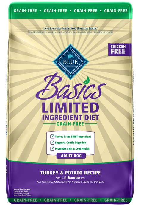Blue buffalo is a premium dog food brand. Blue Buffalo Basics Limited Ingredient Diet, Grain Free ...