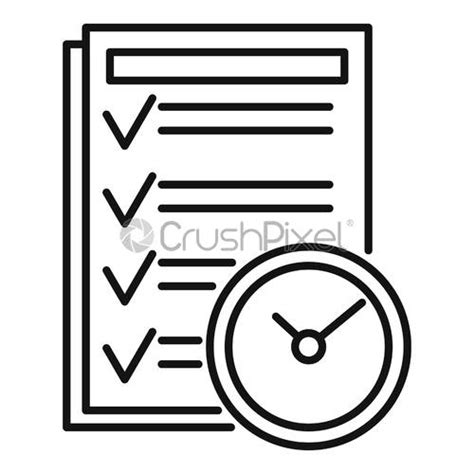 Product Manager Plan Icon Outline Style Stock Vector Crushpixel