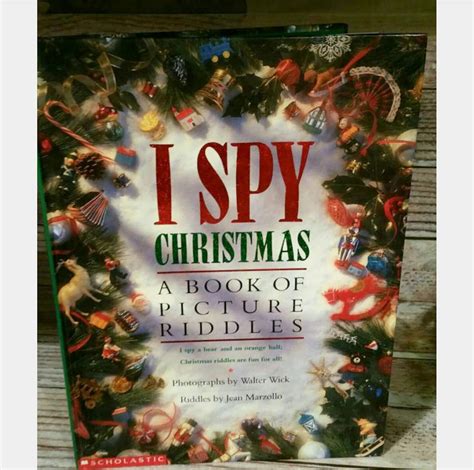I Spy Christmas Book A Book Of Picture Riddles 1992 Play I Etsy