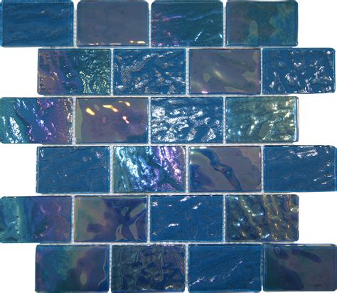 Alttoglass Pacific Turquoise 2x3 Glass Tile Mosaic
