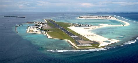 Airport In The Maldives Is Located On An Artificial Island In The