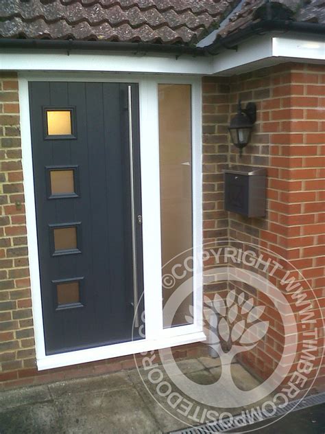 You can now choose from a range of 13 colours: Solidor Milano Italia Composite Door in Anthracite Grey ...