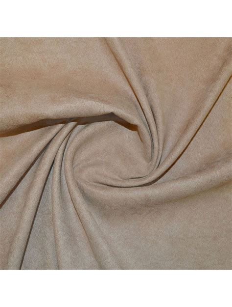 Stone Faux Suede Fabric Faux Suede Fabric Calico Laine
