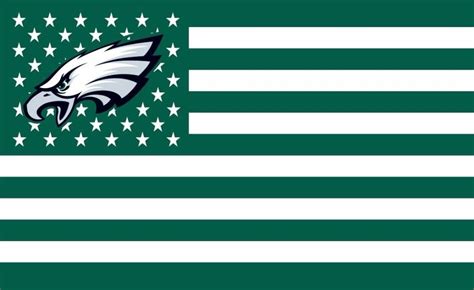 Big Philadelphia Eagles Flag Star And Stripes Line Best Funny Store