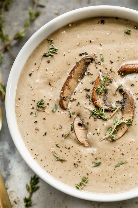 Mushroom Soup Extra Creamy Healthy Wellplated Com