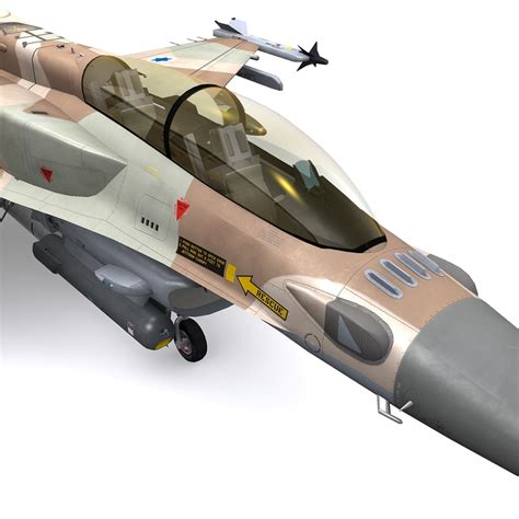 General Dynamics F 16 Jet Fighter 3d Model