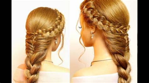 Goddess braids are a feminine and beautiful way for ethnic women to wear their hair. Easy hairstyles for long hair. Cute braids tutorial - YouTube