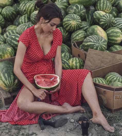 He Has Melons Melons Melon Girl Watermelon Picture Funny Funny Picture