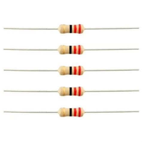 22 Ohm Carbon Film Resistor At Rs 020piece Cfr Resistor In Chennai