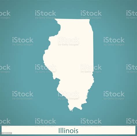 Map Of Illinois Stock Illustration Download Image Now Istock