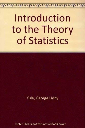 Introduction To The Theory Of Statistics Abebooks