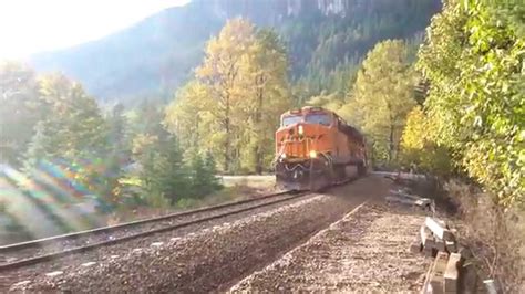 Bnsf Coal Train In The Mountains Up Close And Loud Youtube