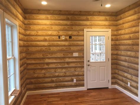 Log Cabin Wallpaper Ch7980 Mid Size Wall Murals The Mural Store