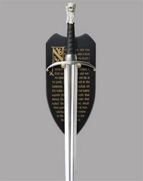 You can see jon snow with ghost killing white walkers everywhere with the blazing sword of azor ahai! Officially Licensed GAME OF THRONES LONGCLAW SWORD Jon ...