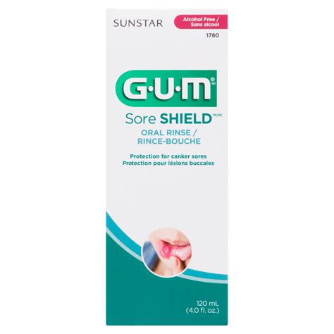 Gum Sore Shield Oral Rinse Alcohol Free 120 Ml Medaki