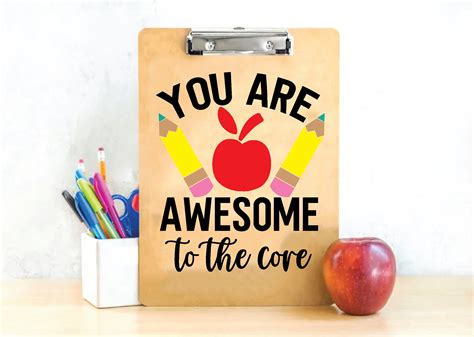 You Are Awesome To The Core Svg Graphic By Designstore · Creative Fabrica