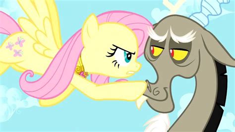 I am over 18 years old or i prefer not to see this content. Discord Trolling Fluttershy's Stare - My Little Pony ...