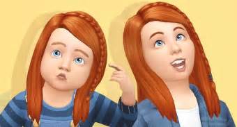 10 Best Sims 4 Hair Child Maxis Match Images On Pinterest Kids