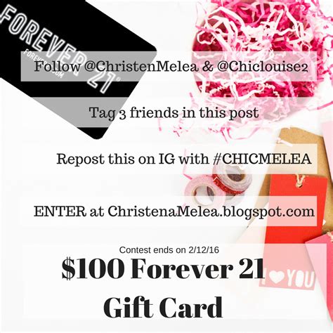 Its name also hints at this. $100 Forever 21 Gift Card Giveaway!
