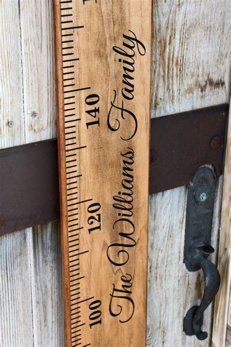 metric diy growth chart ruler vinyl decal kit traditional