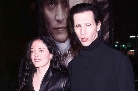 Marilyn Mansons Ex Rose Mcgowan Backs Evan Rachel Wood