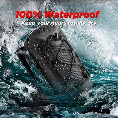 Premium Waterproof 30l Backpack With Padded Shoulder Straps