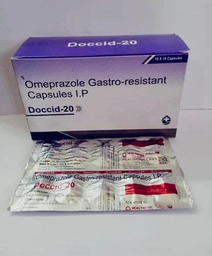 Omeprazole Gastro Resistant Capsule Ip 20 Mg At Rs 1911stripe In