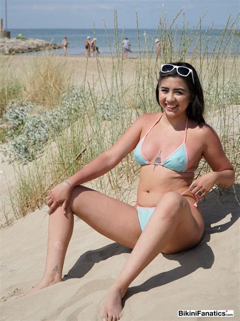 Latina Bikini Model Shows Her Pierced Nipples In Public Xxx Porn Album