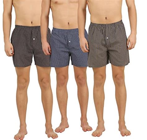 Buy Lucky Roger Checked Boxers Pack Of 3 Multicolour At