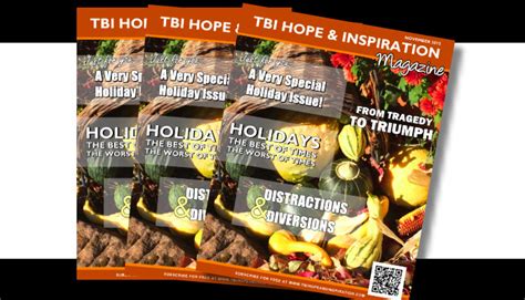 The November Issue Of Tbi Hope And Inspiration Magazine Is Now Available