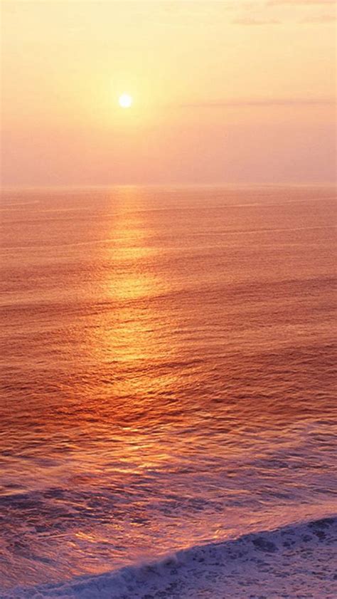 Nature Sunrise Ocean Ripple Surface Iphone Wallpapers Sunrise
