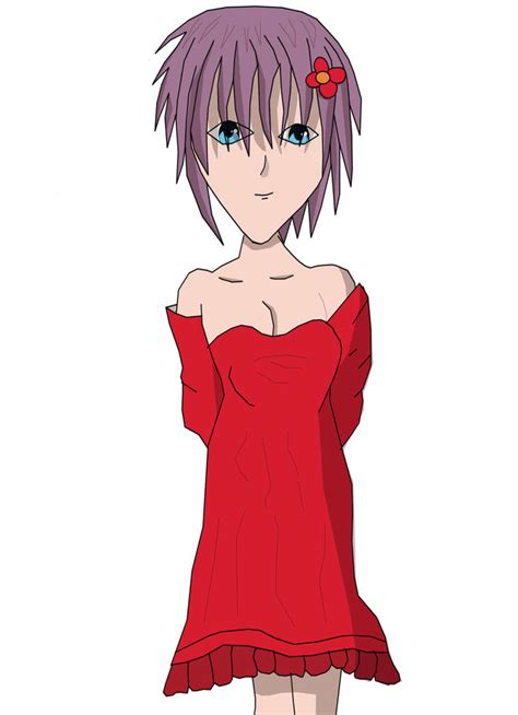 Anime Girl In Dress By Lukefood On Deviantart