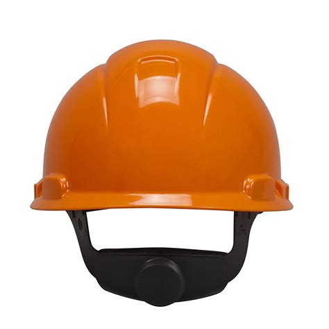 Buy 3m H 706r Orange Hard Hat With 4 Point Ratchet Suspension Online In