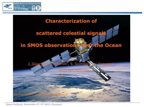 Ppt Characterization Of Scattered Celestial Signals In Smos