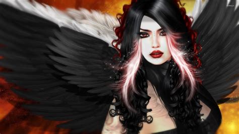 Gorgeous Dark Angel Wallpaper Fantasy Wallpapers Hot Sex Picture