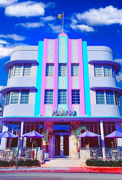 Mitchell Funk Classic Art Deco Marlin Hotel Miami Beach South Beach Fine Art Photography For
