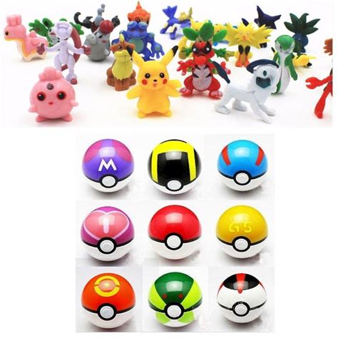 Xinkuan9pcs Different Style Ball Pokemon Master Great Ultra Gs