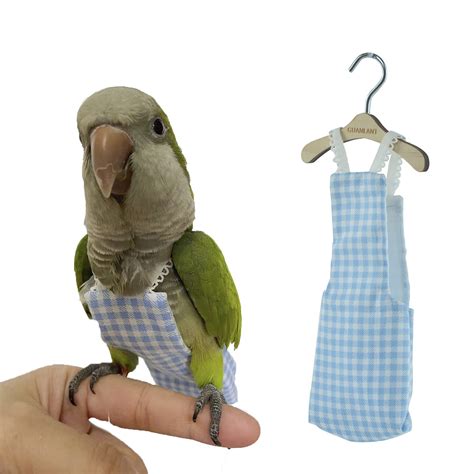 Guanlant Quaker Parrot Flight Suits Diapers For Monk Parakeets