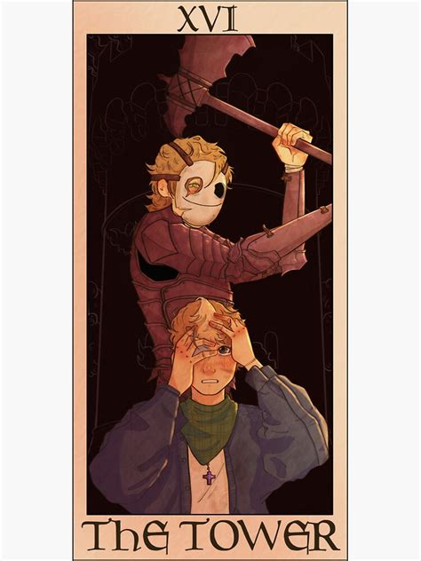 Dream Smp Tarot Card Sticker For Sale By Peachpoppp Redbubble