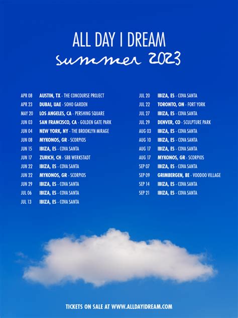 All Day I Dream Announces Summer 2023 World Tour News Mixmag Caribbean