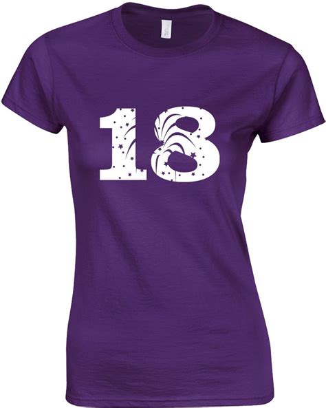 18th Birthday Ladies Printed T Shirt