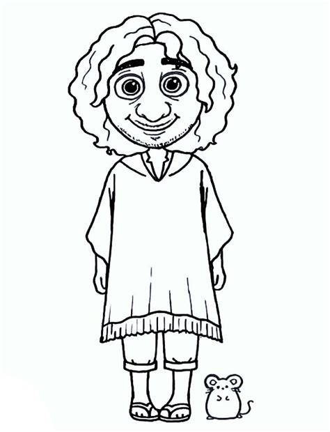 Encanto Bruno Coloring Pages Updated 2023