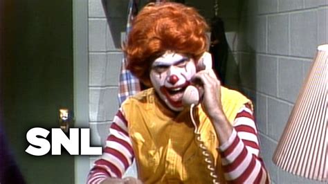 Angry Ronald Mcdonald Saturday Night Live Saturday Night Live