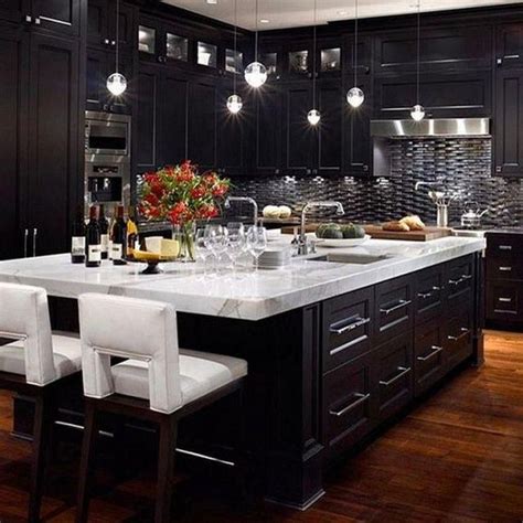 20 Kitchens With Black Islands