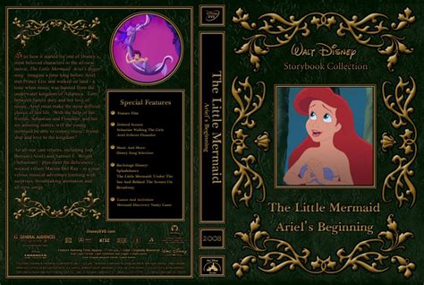 The Little Mermaid Ariels Beginning Movie Dvd Custom Covers 2008