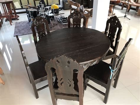 Pure Narra 6 Seater Dining Table Narra Furniture And Home Living
