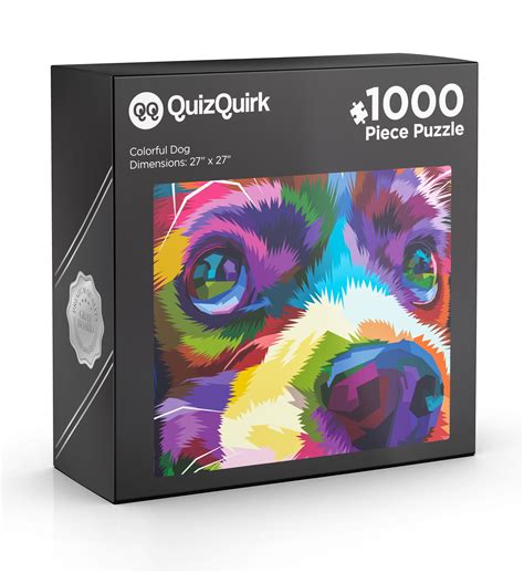 4.7 out of 5 stars. 1000 Piece Colorful Puppy Dog Jigsaw Puzzle (Puzzle Saver ...