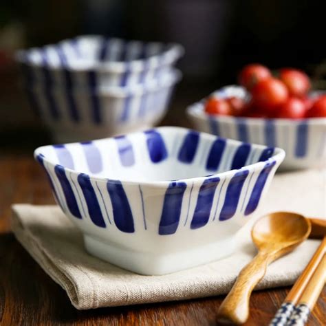 Japan Zakka Style Ceramic Bowls Salad Food Container Creative Fruit